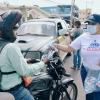 Amplio operativo de desinfección y entrega de Kits contra el COVID-19 en Los Alcarrizos